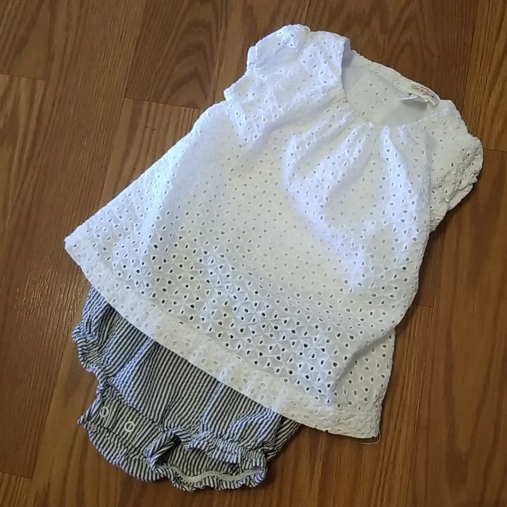Gap pajamas‎ cat an hack romper 12mo